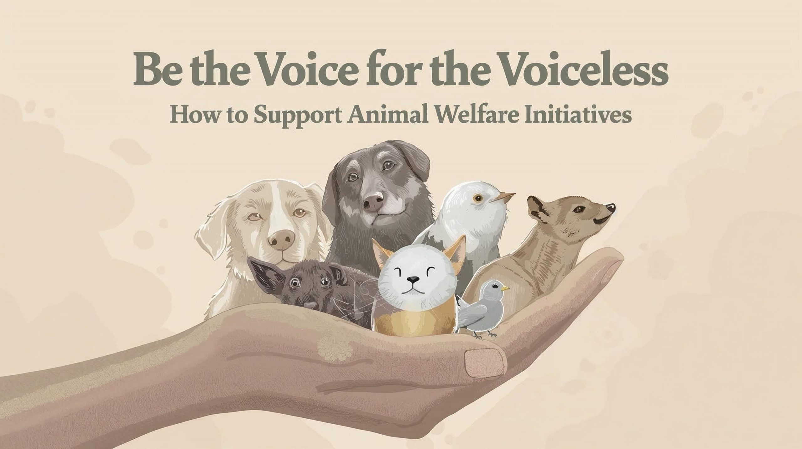 Be the Voice for the Voiceless: How to Support Animal Welfare Initiatives