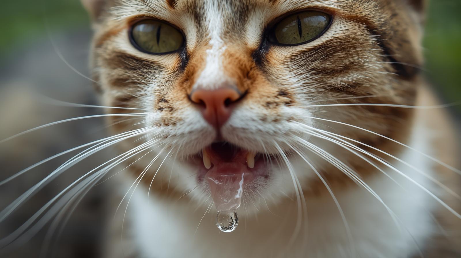 Cat drooling due to dental problem