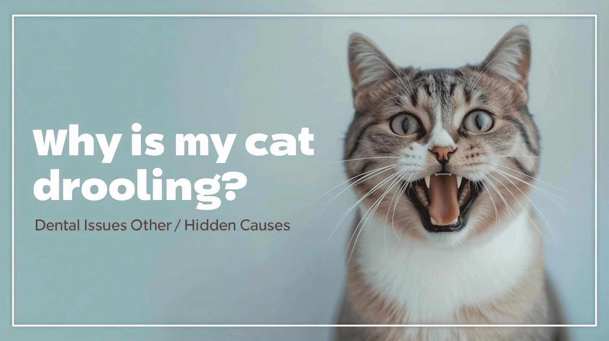 Why Is My Cat Drooling? Dental Issues and Other Hidden Causes