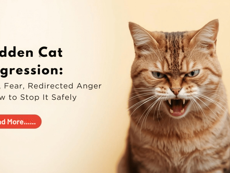 Sudden Cat Aggression: Pain, Fear, Redirected Anger — How to Stop It Safely