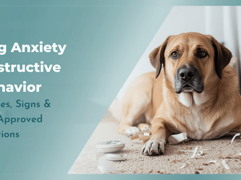 Dog Anxiety and Destructive Behavior: Causes, Signs & Vet-Approved Solutions