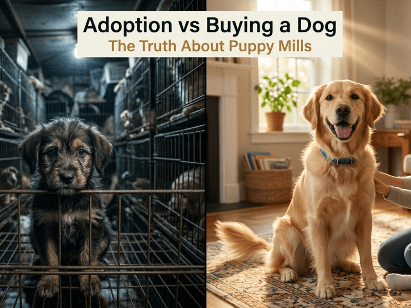 Adoption vs Buying a Dog The Truth About Puppy Mills
