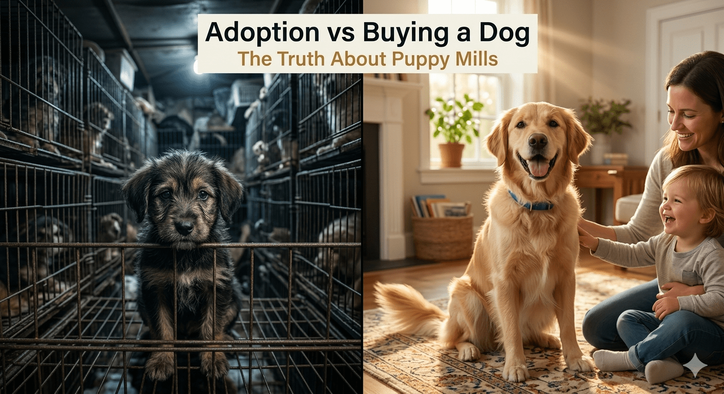 Adoption vs Buying a Dog The Truth About Puppy Mills