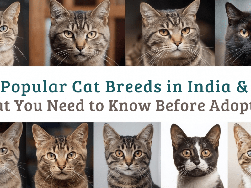 Popular Cat Breeds in India & What You Need to You Before Adoption