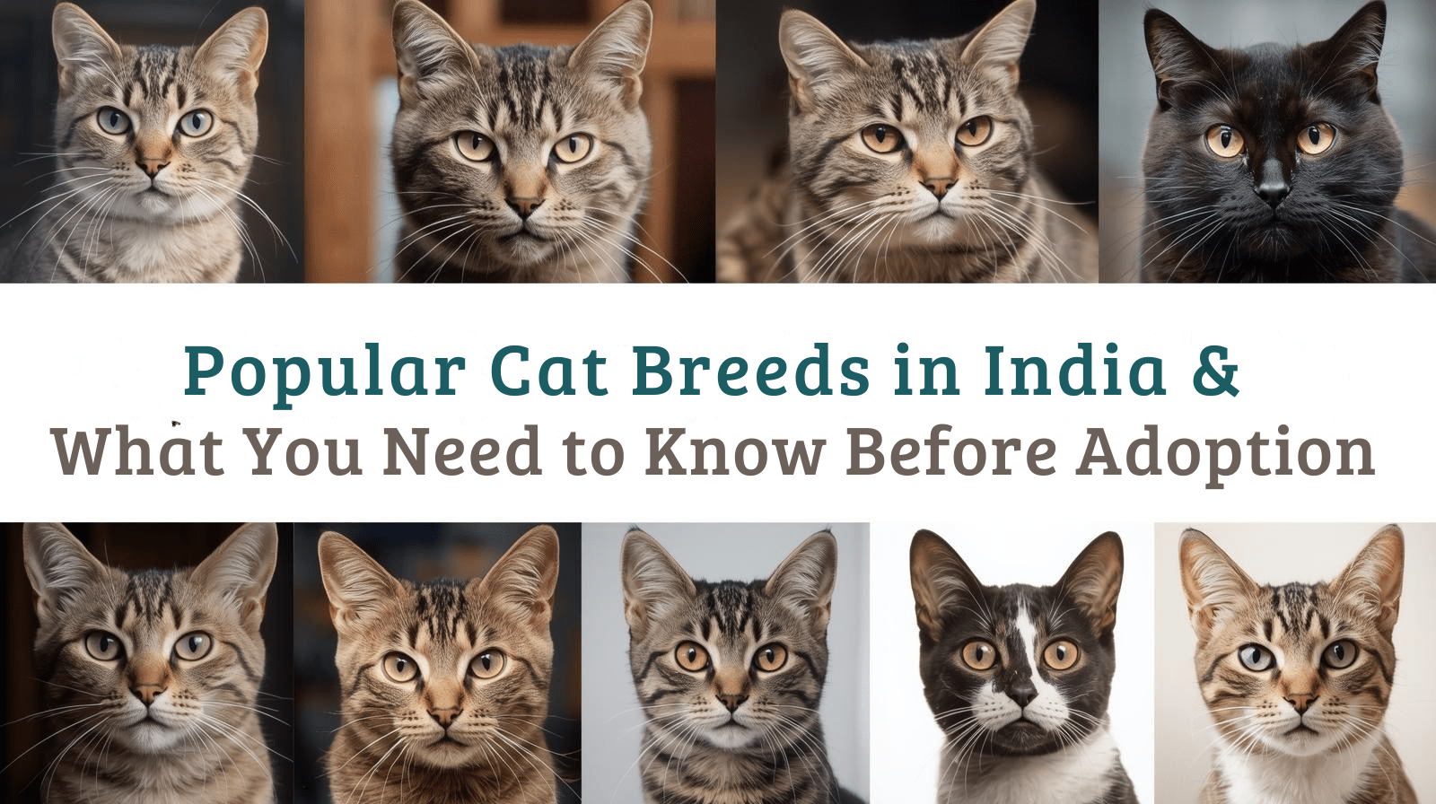 Popular Cat Breeds in India & What You Need to You Before Adoption