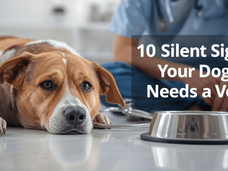 10 Silent Signs Your Dog Needs a Vet Immediately