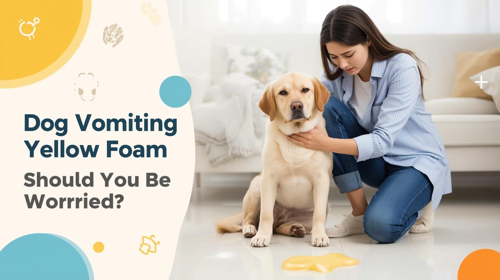 Dog Vomiting Yellow Foam – Should You Be Worried?