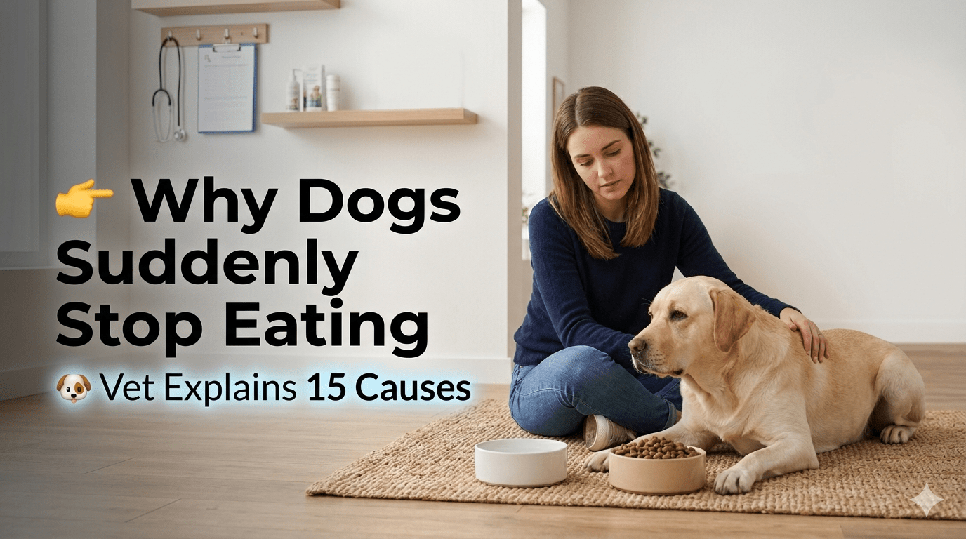 Why Dogs Suddenly Stop Eating (Vet Explains 15 Causes)
