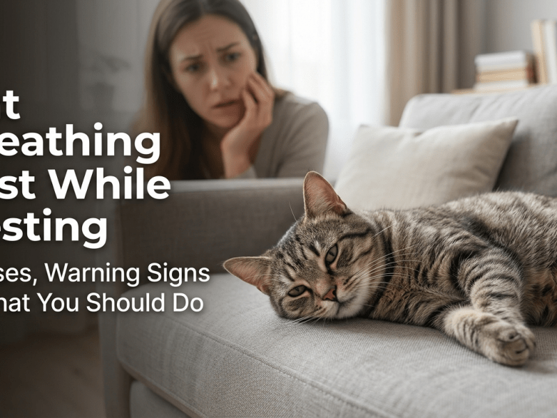 Cat Breathing Fast While Resting – Causes, Warning Signs & What You Should Do