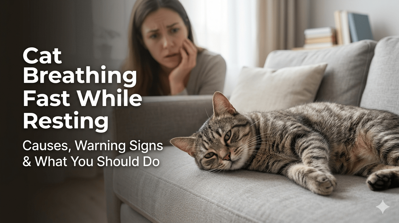 Cat Breathing Fast While Resting – Causes, Warning Signs & What You Should Do
