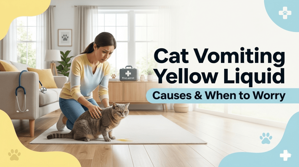 Cat Vomiting Yellow Liquid – Causes & When to Worry