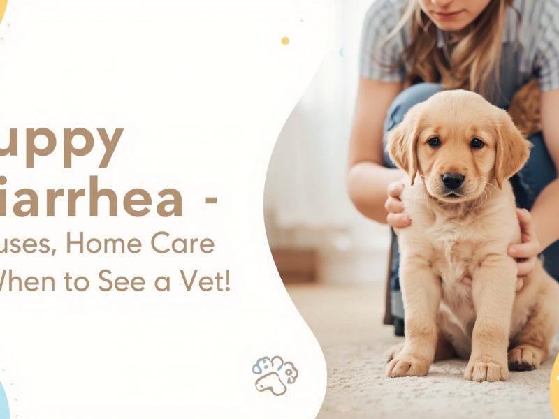 Puppy Diarrhea – Causes, Home Care & When to See a Vet