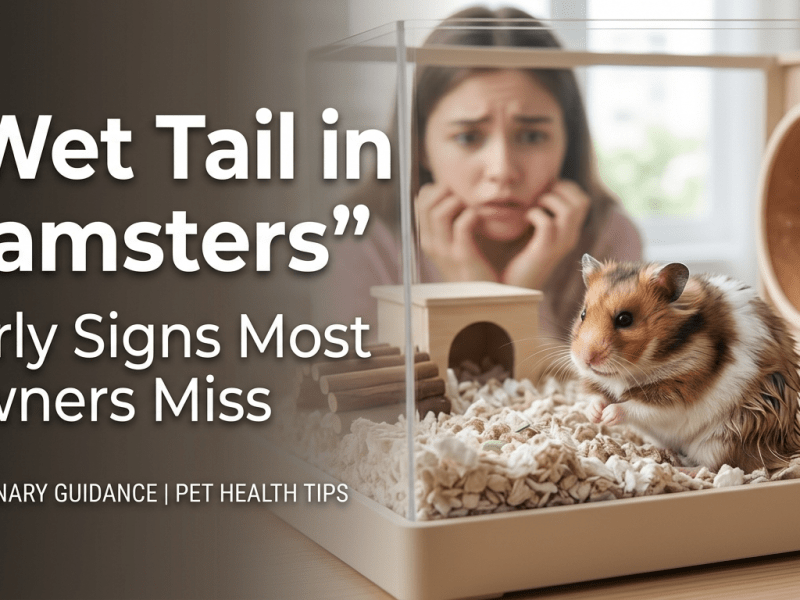 Wet Tail in Hamsters Early Signs Most Owners Miss